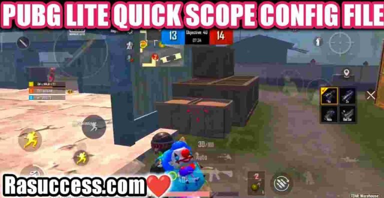 PUBG Mobile Lite Quick Scope Config File